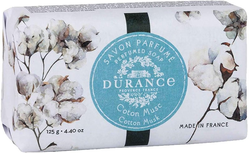 Durance Cotton Musk Soap 125g Les Eternelles Body Soothing Moisturising