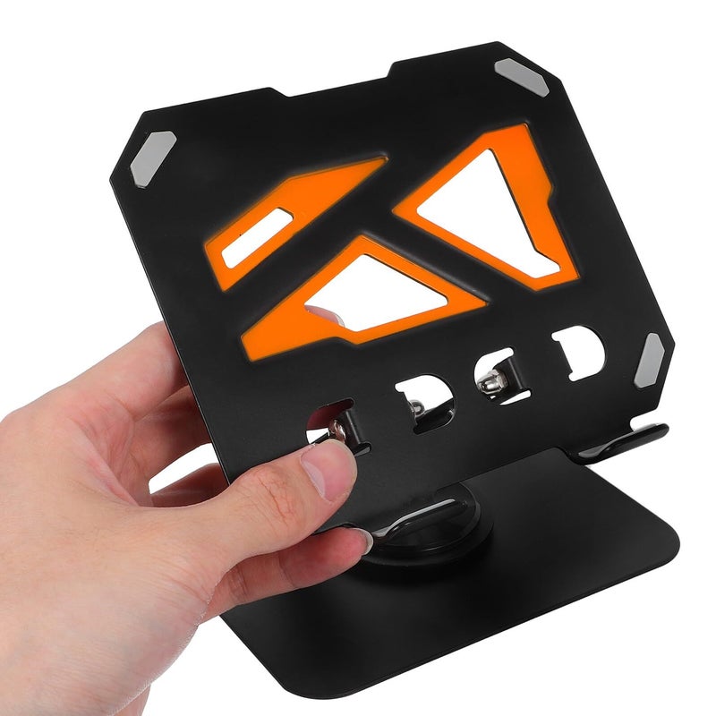 Portable Foldable Adjustable Tablet Stand with Cooling Support for Office and Streaming Black - Image 5