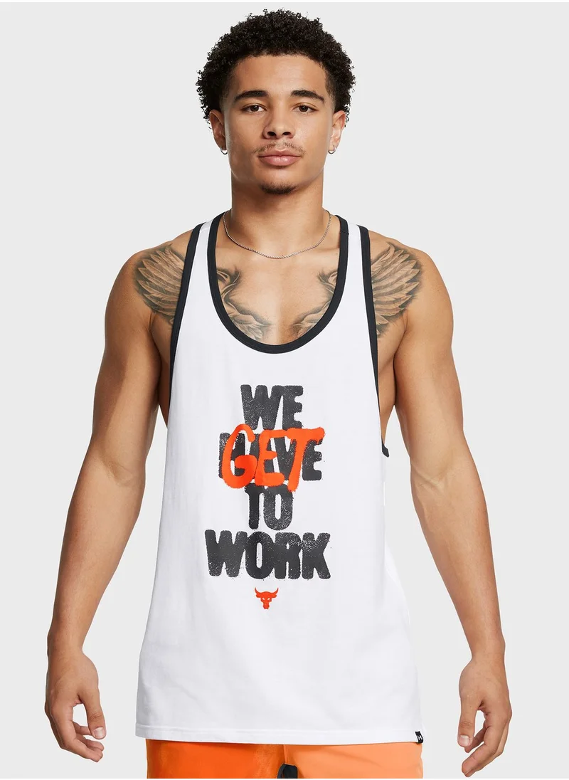 UNDER ARMOUR Project Rock Get To Work Tank