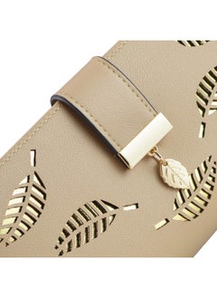 Women'S Long Leather Card Holder Purse Zipper Buckle Elegant Clutch Wallet (Khaki) - pzsku/ZDB740EC6EF0778D3205FZ/45/_/1718614245/3b0c8559-0f99-4fa9-a7e9-c6a26413ddbd