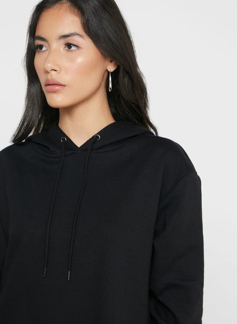 Ginger Basics Raw Hem Hoodie