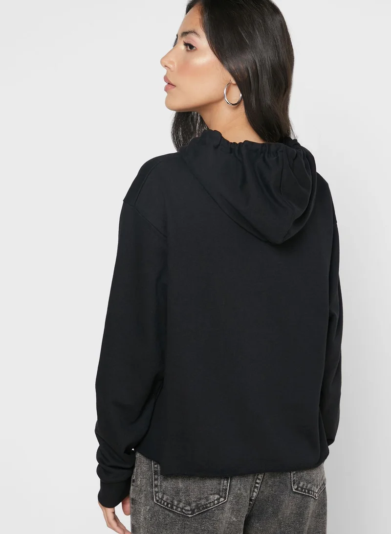 Ginger Basics Raw Hem Hoodie