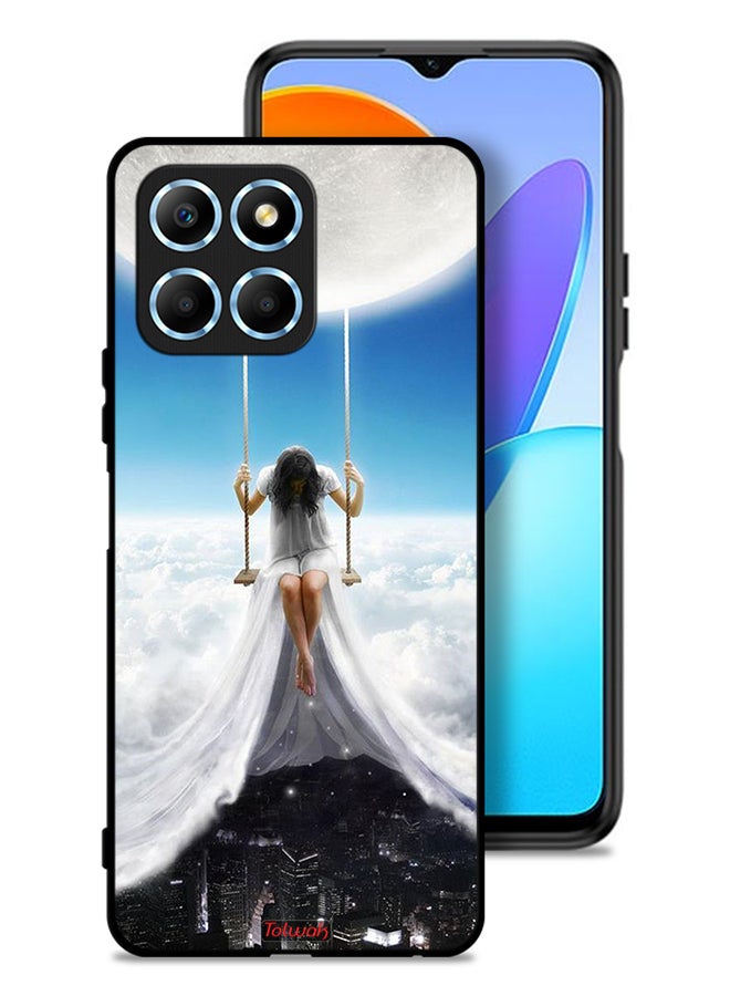 Tolwak Honor X6 Protective Case Cover Moon Clouds Town Art - Image 1