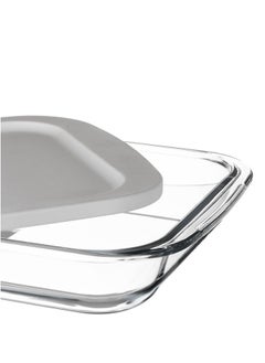 Dania Glass Oven Tray with Rectangular Lid 1.6 liters  - Image 2