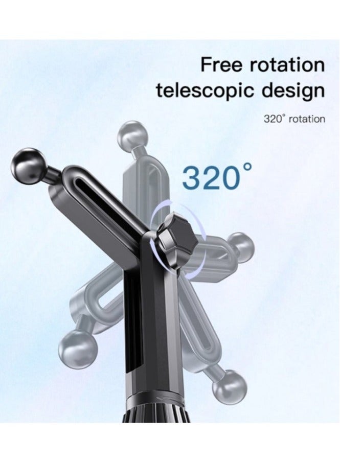 Yesido 360° Rotatable Adjustable Mobile Phone Holder for Car Cup Mount – Universal Fit for iPhone, Samsung, and Smartphones with Secure Grip and Sturdy Design - Image 4
