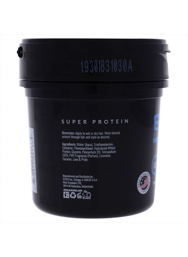 Eco Style ECOCO Gel Regular Super Protein Provides Gravity Defying Hold & Long Lasting Shine, Helps Maintain Healthy Hair, Perfect for Pin Ups & Twist for All Hair Types, Clean Scent, 8 Oz - Image 2