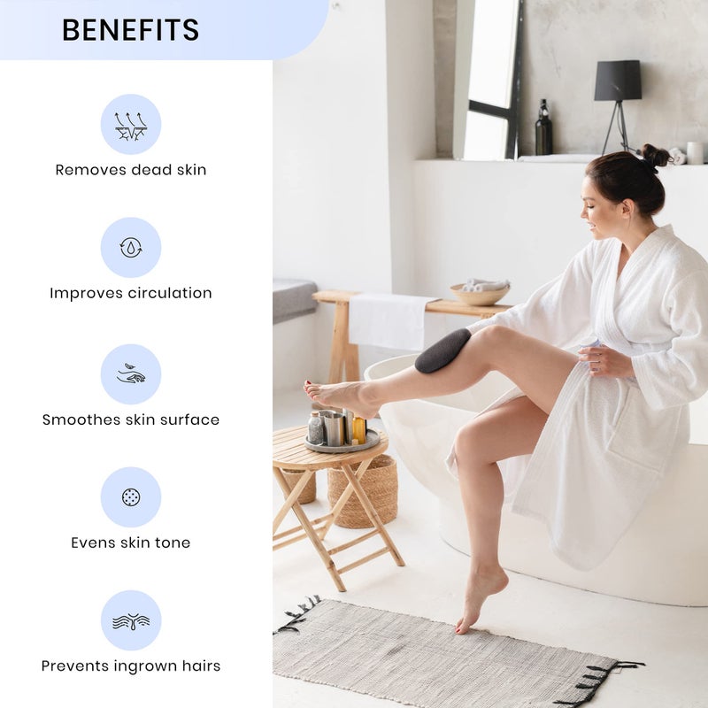 SimpleField Korean Exfoliating Mitt for Remove Dead Skin. 2 Pack 100% Viscose Kessa Deep Exfoliating Gloves for Body Scrub, Keratosis Pilaris and Self Tanning. Easily Smooth Skin Surface. - Image 4