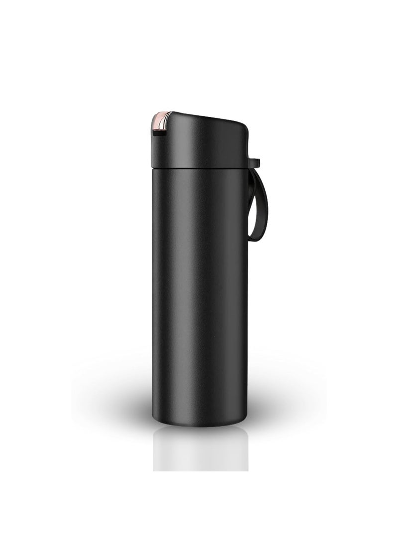 daiDokoro daiDokoro 420ML Magnetic Tea Capsule Infuser Tumbler DoubleWall Insulated Stainless Steel Tea Thermos for Coffee FruitInfused Water Leakproof Travel Tea Mug with Infuser  - Image 1