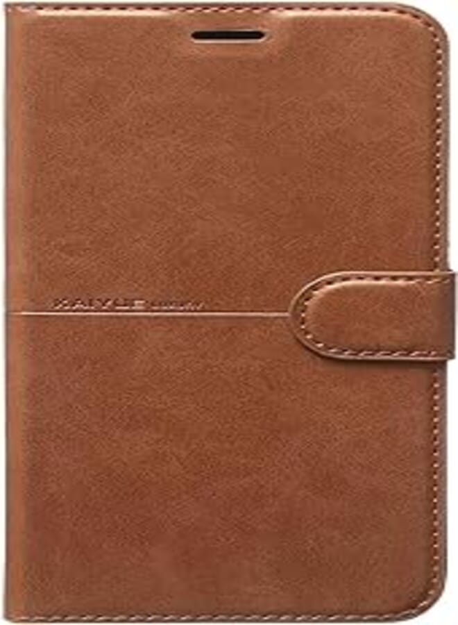 (Samsung Galaxy A12_M12_F12) Flip Wallet Leather Case Cover Compatible with Samsung Galaxy A12_M12_F12 (Brown) 