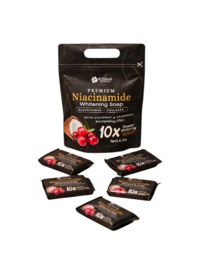 Rosmar Premium Niacinamide 10X Power Whitening Soap - Image 1