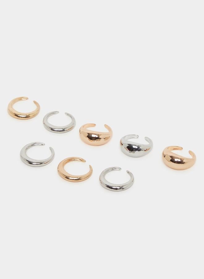 Styli Styli Set of 8 - Plain Cuff Ring  - Image 2