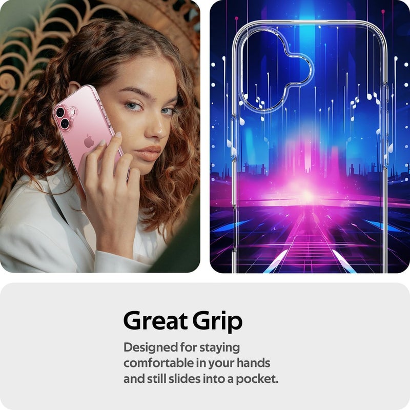 Crystal Clear Case, [Not Yellowing] [Camera Protection] [Military Grade Drop] Transparent Shockproof Protective Phone Case Soft Silicone Slim Cove (iPhone 16 plus) - Image 3
