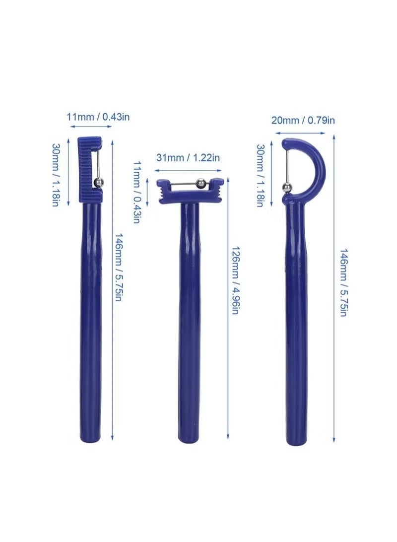 3-Piece Tongue Tip Exercise Set, Tongue Tip Lateralization Lifting Oral Muscle Training Tool - Image 3