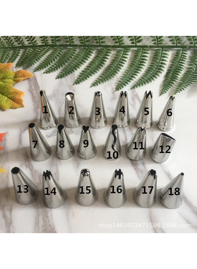 Direct Supply Laser Welding Small 304 Stainless Steel Flower Nozzle Single Piping Nozzle Baking Utensils-Specifications:2 Small Lotus Flowers  - Image 3