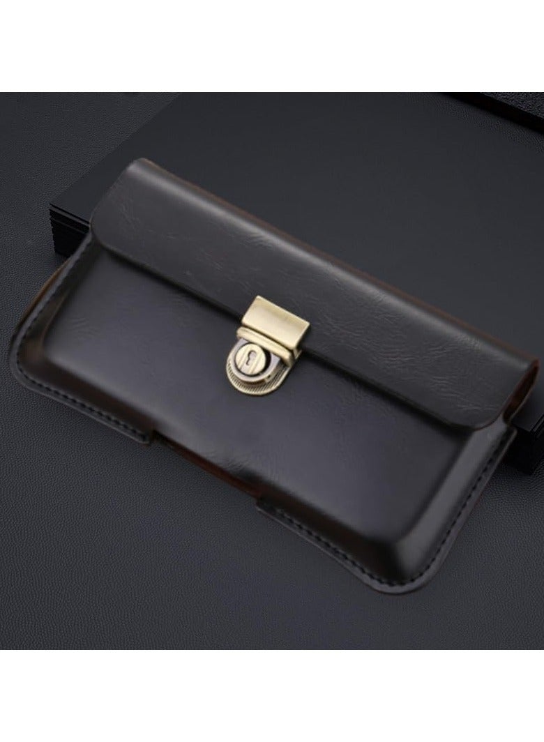 general Deluxe Leather Case Compatible Huawei Mate XT Ultimate 2024 Personalised Retro Magnetic Side Entry For Mate XT Ultimate