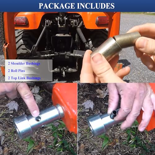 Bonbo TK95029 Cat 1 Quick Hitch Adapter Bushing Kit Fits for Category 1, 3-Point Hitch Tractors - Image 3