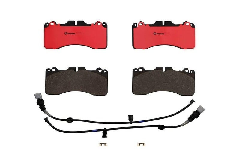 Brembo مجموعة وسادات فرامل قرص السيراميك الممتازة Brembo P83154N الأمامية لسيارات LEXUS OE# 044650W151 - Image 2