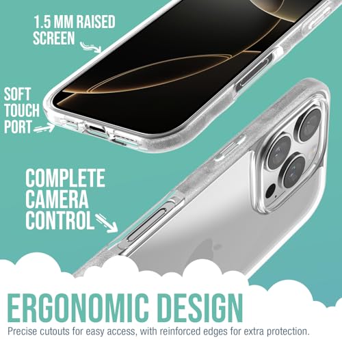 Smartish® iPhone 16 Pro Clear Case - Gripmunk [Lightweight + Protective] Slim Drop Tested Ultra Thin Grip Cover for Apple iPhone 16 Pro - Clearly Clear - Image 3