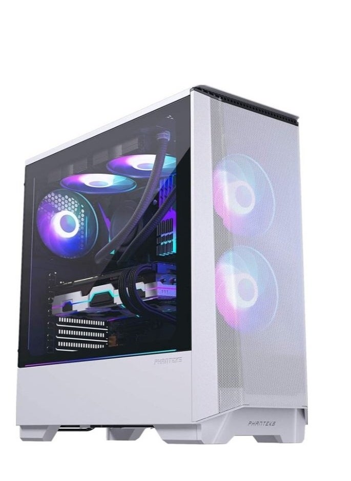 Phanteks Phanteks Eclipse P360A PH-EC360ATG_DWT01 White Steel / Tempered Glass ATX Mid Tower Gaming Case with 2 x 120mm D-RGB PWM Fan Pre-installed - White | PH-EC360ATG_DWT01  - Image 2