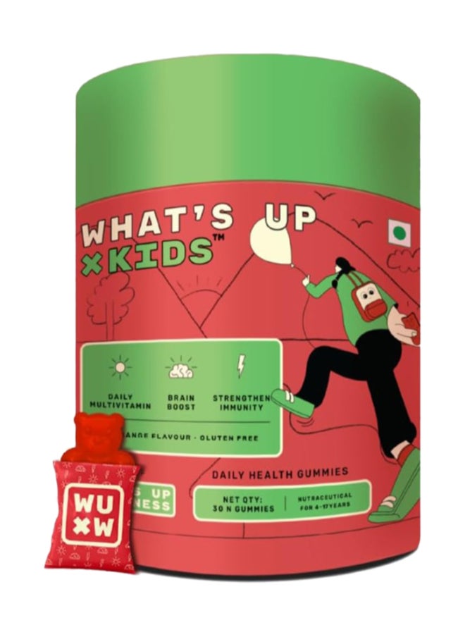 What 's Up Kids Natural Orange Flavored - 30 Days  - Image 1