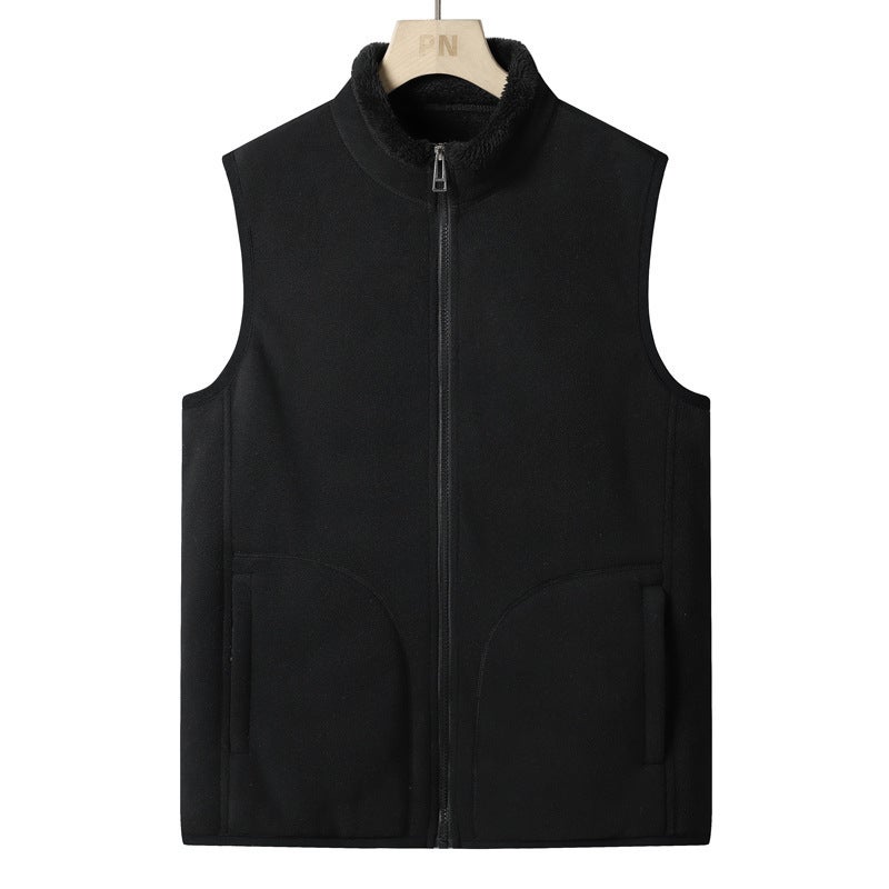 2023 New Polar Fleece Vest Couple Fleece-Lined Sleeveless Vest Outdoor Sportswear Waistcoat Outer One-Piece Delivery - Image 2