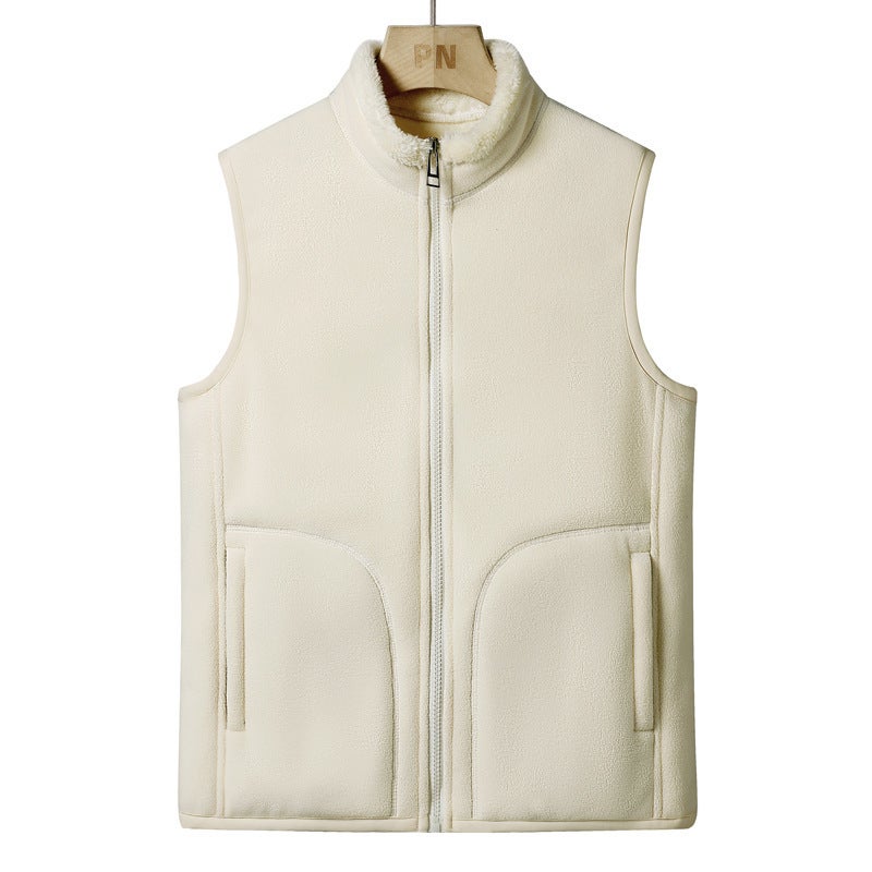 2023 New Polar Fleece Vest Couple Fleece-Lined Sleeveless Vest Outdoor Sportswear Waistcoat Outer One-Piece Delivery - Image 5