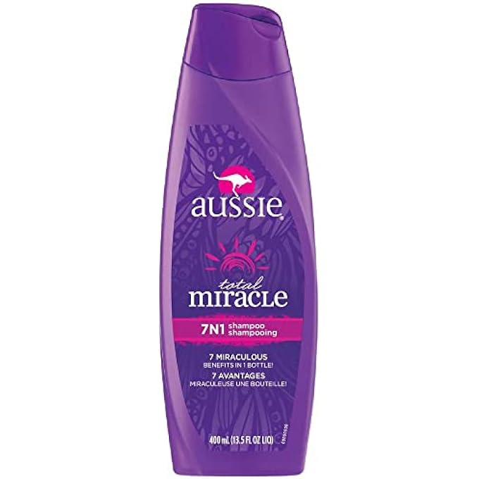 Aussie Total Miracle Collection 7N1 Shampoo, 12.1 Fluid Ounce