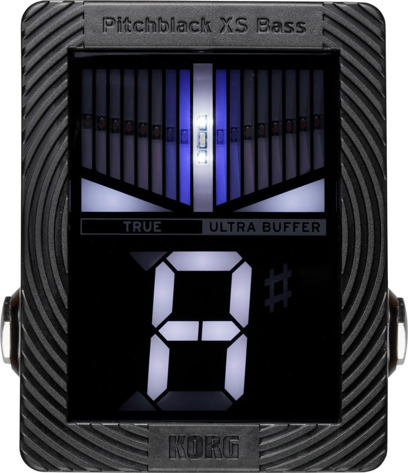 Korg Pitchblack XS Compact Chromatic Bass Guitar Pedal Tuner w Four Display Modes and High Visibility Display PBXSBASS - Image 2