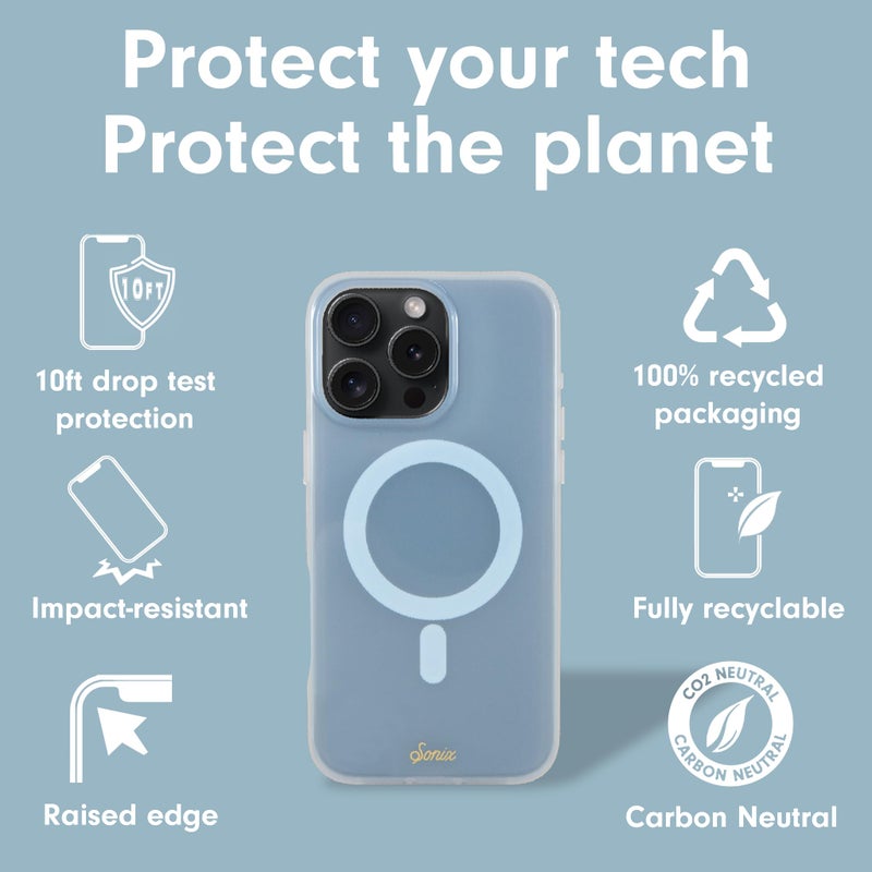 Sonix Case for iPhone 16 Pro Max | Compatible with MagSafe | 10ft Drop Tested | Jelly Sky Blue - Image 4