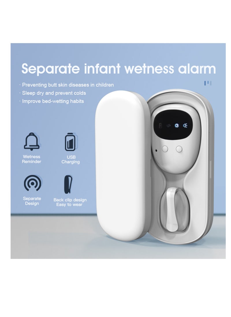 JYX-735 Split elderly and toddler urine alarm rechargeable wireless bedwetting alarm sound vibration