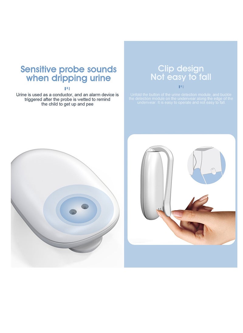 JYX-735 Split elderly and toddler urine alarm rechargeable wireless bedwetting alarm sound vibration