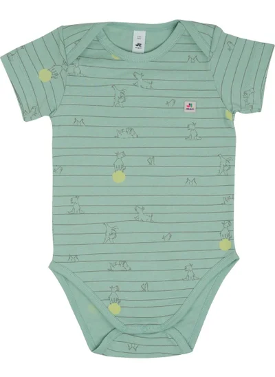 جرموري Mr.j Printed Short Sleeve Bodysuit