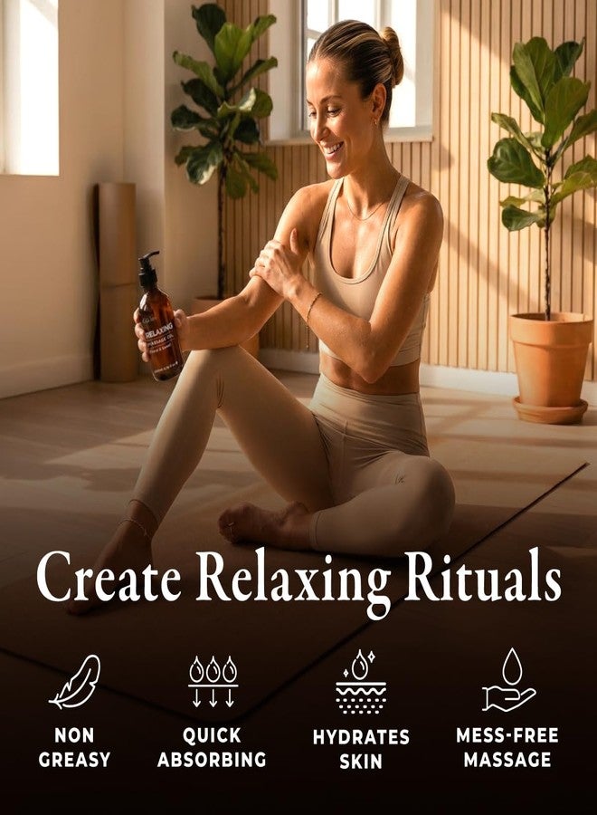 Gya Labs Relaxing Massage Oil - 6.76 Fl Oz - Massage Oil For Deep Relaxation And Daily Wellness - Fast-Absorbing And Non-Greasy Formula, Non-Gmo And Cruelty-Free - Image 2