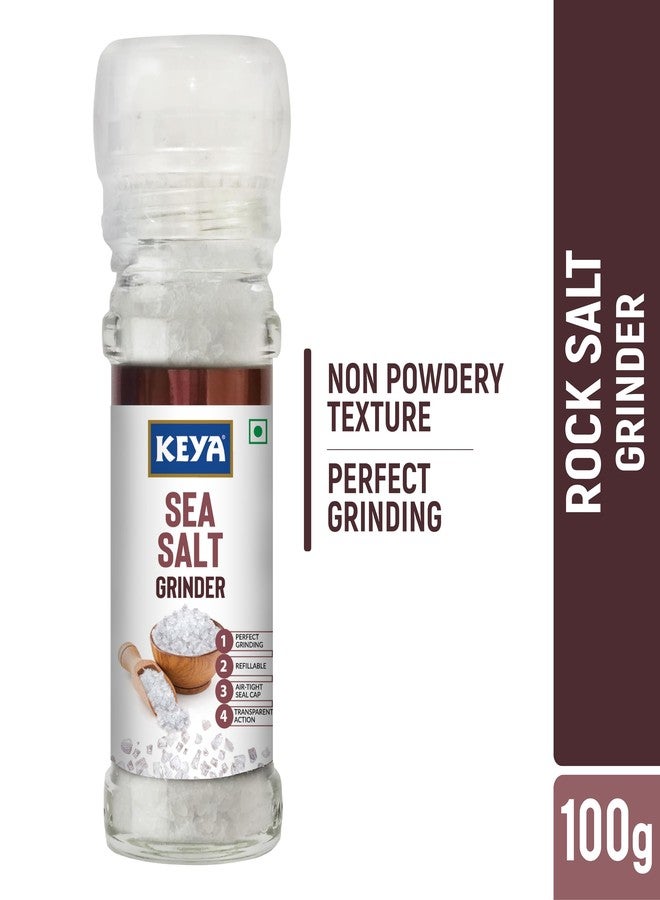 Keya Sea Salt Grinder 100g | Convenient Twist-Top Grinder for Effortless Seasoning, Cooking & Garnishing | Enhance Your Dishes with Fresh, Natural Sea Salt | Pack of 2 - Image 2