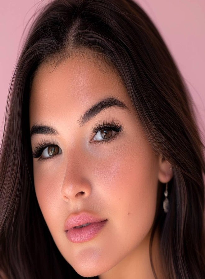 Eliace False Eyelashes Natural look Cat Eye Lashes Wispy Strips,15 Pairs, 3D Mink Lashes Volume Fluffy,Fake Eyelashes Thin Soft Band Comfortable Cross Wispy Lash Reusable, Anne Style - Image 2