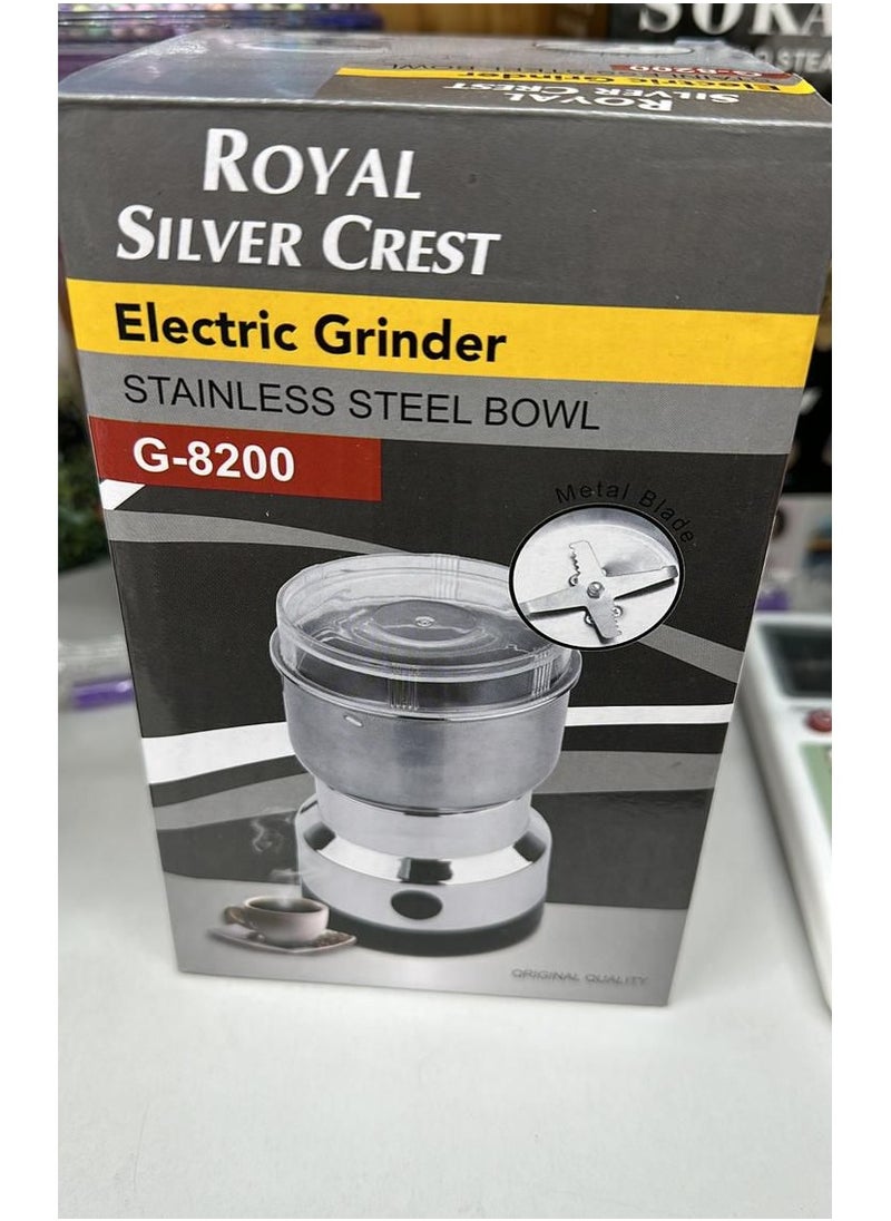 Royal Silver Crest Royal Silver Crest G-8200 High-Power Electric Spice, Coffee, Nut & Grain Grinder – Precision Grinding & Durable Performance  - Image 1