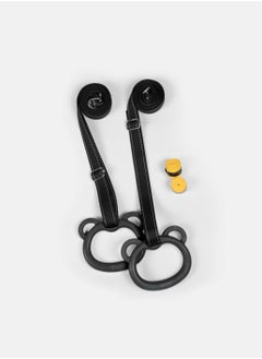KANGAROO Kids Gymnastics Rings for Caldrin Exercise Indoor Gym Ring Kids Gymnastics Rings with Adjustable Straps  - Image 1