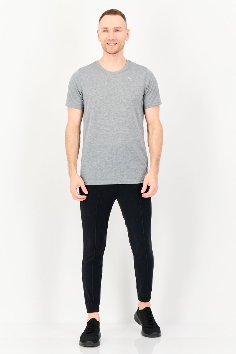 PUMA Men Sportswear Fit Short Sleeve Outdoor T-Shirt, Grey - Image 2