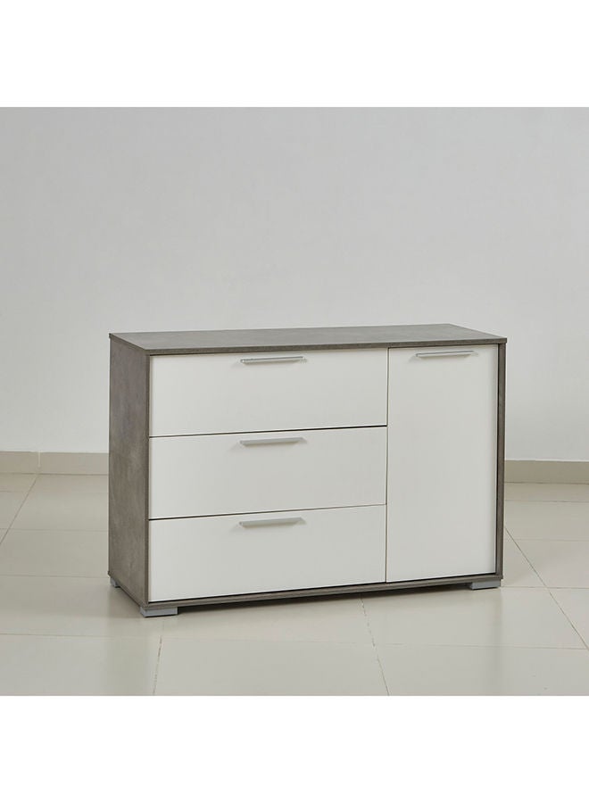 دولاب باتارا ذو 3 أدراج و باب واحد بدون مرآة 39x80x117.2 سم