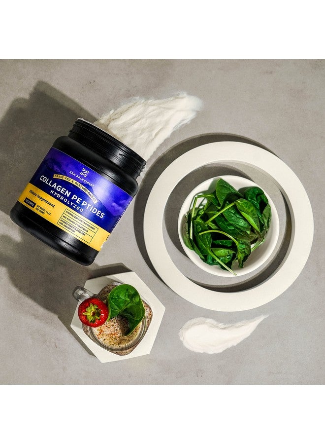 Zen Principle Grass-Fed Collagen Peptides 1.5 lb. Anti-Aging Hydrolyzed Protein Powder for Healthy Hair, Skin, Joints & Nails. Paleo and Keto Friendly, GMO and Gluten Free, Pasture-Raised Bovine. - Image 5