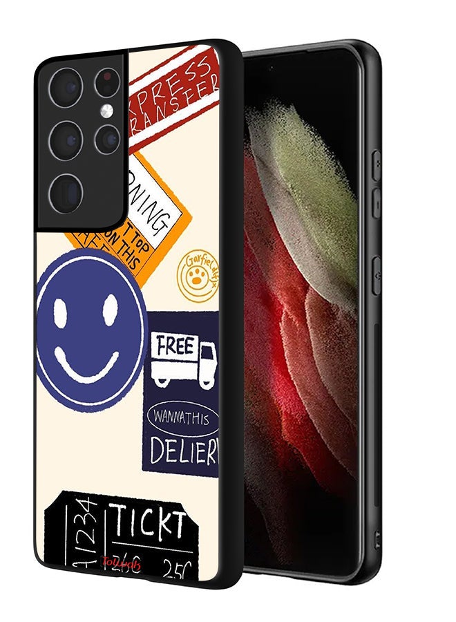 Tolwak Samsung Galaxy S21 Ultra 5G Protective Case Cover Free Express Transfer Sticker - Image 1