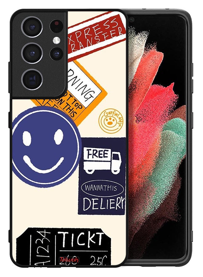 Tolwak Samsung Galaxy S21 Ultra 5G Protective Case Cover Free Express Transfer Sticker - Image 2