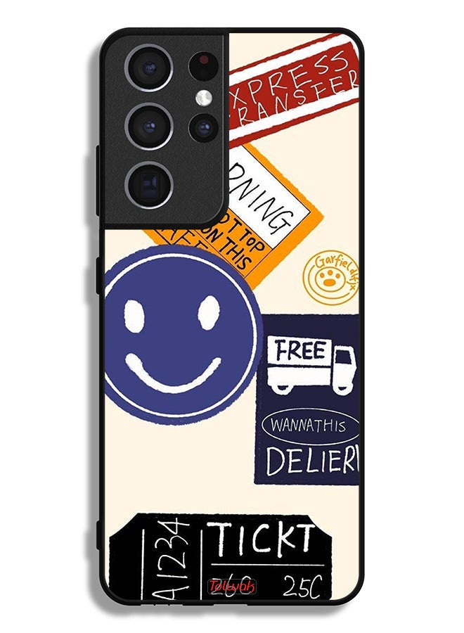 Tolwak Samsung Galaxy S21 Ultra 5G Protective Case Cover Free Express Transfer Sticker - Image 3