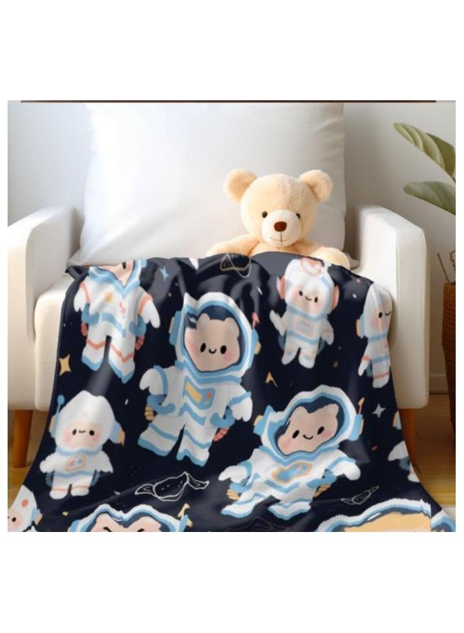 general Flannel thin blanket (warm and comfortable, suitable for sleep, gaming, dust removal and sandproof) 150cm*200cm - 955 - Image 5