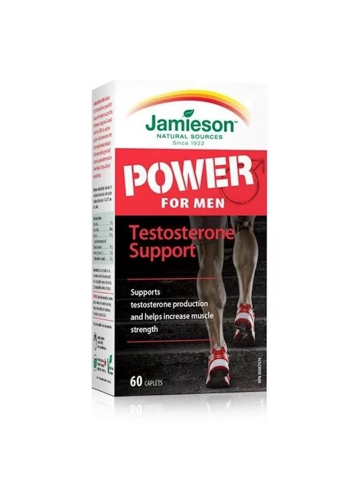 Jamieson - Jamieson Power for Men Testosterone Support Caplets, 60 caplets - Image 1