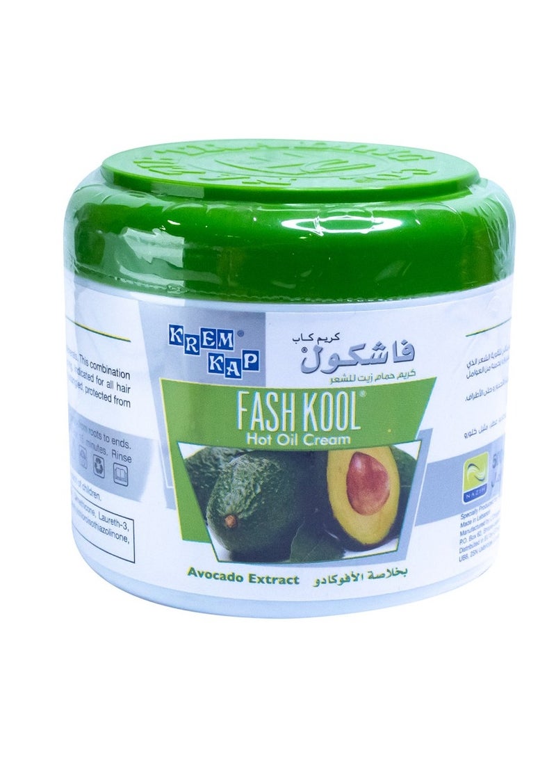Fashkool - Fashkool Hot Oil Cream Avocado 500 Ml - Image 1