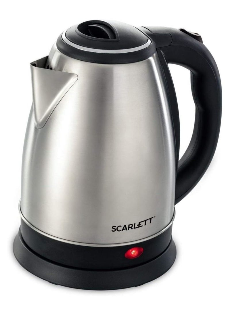 Scarlett Electric Kettle 2 Liter Multipurpose Large Size Tea Coffee Maker Water Boiler with Handle - pzsku/ZDB761064010C7F092E8FZ/45/_/1692014486/84756679-77dd-4320-98cd-413a9b2d4f54