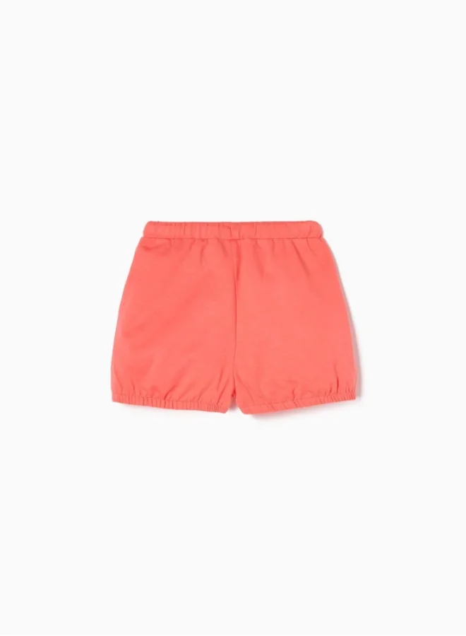زيبي Cotton Shorts for Baby Girls 'B&S', Green/Dark Blue