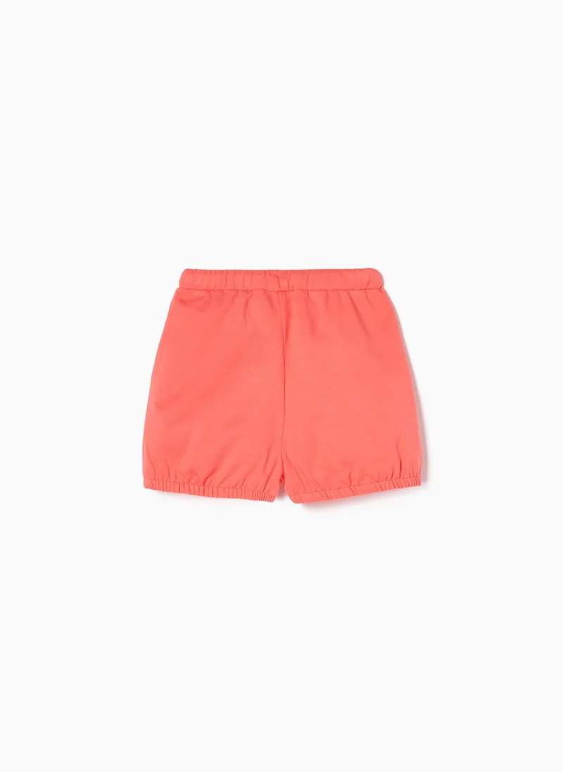 زيبي Cotton Shorts for Baby Girls 'B&S', Green/Dark Blue