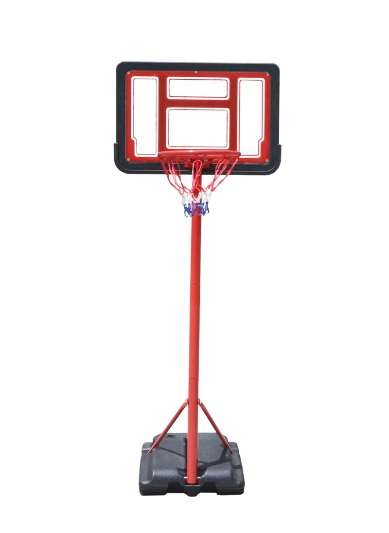 PENG GENERAL Basketball Hoop with Adjustable Stand for Kids Red  - Image 2